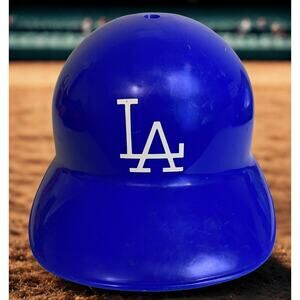 Los Angeles Dodgers Batting Helmet Adjustable Hard Shell 1969 Laich Vintage